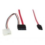 Scythe Slim-Line SATA Cable 45cm incl. power