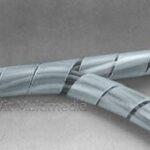 DWC-Select spiraalband 4mm 10Mtr wit/doorzichtig (niet per meter verkrijgbaar)