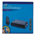 HQ 4 POORTS A/V audio/video/somposiet/SVHS SCHAKELAAR - Afbeelding 3