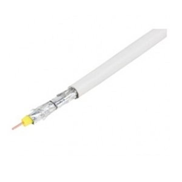 a26689 Coax kabel. 3.7mm. 75 Ohm. Per Meter - Afbeelding 1