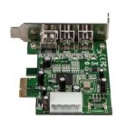 Startech.com 3 PORT 2B 1A LOW PROFILE 1394 PCI-E FIREWIRE CARD op=op - Afbeelding 2