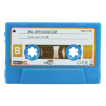 BasicXL draagbare speaker blauw  (lijkt op cassettebandje) LET OP!!! NIET OM IN EEN CASSETTEDECK TE DOEN