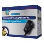 HQ 1Amp SCHAKELENDE ADAPTER MET VERWISSELBARE PLUGGEN HQ Universele AC Stroom Adapter 3 VDC / 4.5 VDC / 5 VDC / 6 VDC / 7.5 VDC / 9 VDC / 12 VDC 1000mA (Max 12W) - Afbeelding 3