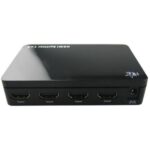 HQ 4-POORTS HDMI SCHAKELAAR MET 3D ONDERSTEUNING  (let op: excl voeding)