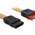DWC-Select Kabel SATA 6Gb/s 30cm geel Verlenging. op=op