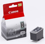 Canon PG-40 Zwart  (Bevat 16ml - tot 355 pagina's met 5% bedrukt)
