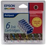 Epson T0487 (Cyaan/Geel/Magenta//lt Cyaan/lt Magenta/Zwart) (bestaande uit T0481/T0482/T0483/T0484/T0485/T0486)