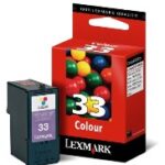 Lexmark Nr.33 Inktcartrige Kleur - 18C0033 (Tot 190 pagina's met 5% bedrukt)