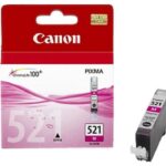 Canon CLI-521M magenta( bevat 9ML. tot 447 pagina's met 5% bedrukt)