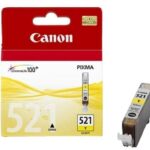 Canon CLI-521Y geel(bevat 9ML. tot 446 pagina's met 5% bedrukt)