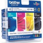 Brother LC-1100VALBP black.cyaan.magenta.yellow (tot 450  pagina's met 5% bedrukt)