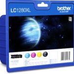 Brother LC-1280XL Multipack: black. Magenta. Cyaan en Geel hoge Capaciteit(Tot 2.400 Pagina's (Zwart) en 1.200 Pagina's (Kleur) met 5% bedrukt)