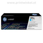 HP toner 305A cyaan (tot 2.600 pagina's met 5% bedrukt)
