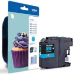 Brother LC-123C cyaan (600 pagina's met 5% bedrukt)