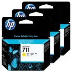 HP 3x 711 Geel( bevat: 3x 29 ml)