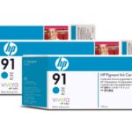 HP 3x 91cyaan (bevat: 3x 775ml)