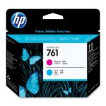 HP 761 prinktkop cyaan en magenta