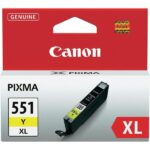 Canon CLI-551Y XL  Geel (tot 680 pagina's met 5 % bedrukt)