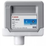 Canon PFI-303C Inktcartridge Cyaan (tot 300 pagina's met 5% bedrukt)
