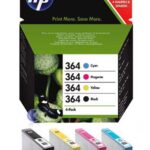 HP 364 multipack cyaan/magenta/yellow/black (tot 3x300 + 1x250  pagina's met 5% bedrukt)