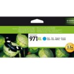 HP 971XL cyaan (tot 6.600 pagina's met 5% bedrukt)