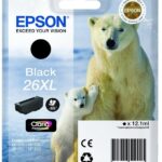 Epson 26XL black (bevat 12.2ml - tot 500 pagina'smet 5% bedrukt)