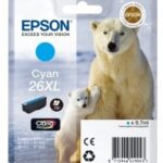 Epson 26XL cyaan (bevat 9.7ml - tot 700 pagina's met 5% bedrukt)