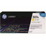 Hp 307A yellow (tot 7.300 pagina's met 5% bedrukt)