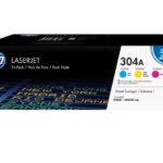 HP toner 304A CYM Tri-Pack LaserJet - yellow. cyaan. magenta voor Color LaserJet CM2320fxi. CM2320n. CM2320nf. CP2025. CP2025dn. CP2025n. CP2025x