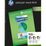 HP 935XL cyaan. magenta en yellow