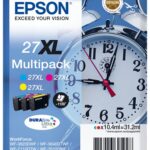 Epson 27XL Cyaan. Magenta en yellow 3x10.4ml 3 x 1.100 Pagina's Combopack