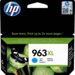 HP 963XL cyaan (22.7ml)  (tot 1600pag met 5% dekking)
