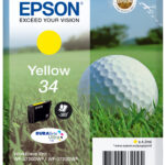 Epson 34 yellow (tot 300 pagina's met 5% bedrukt)