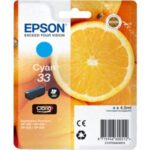 Epson T3343 cyaan (bevat 4.5ml - tot 300 pagina's met 5% bedrukt)