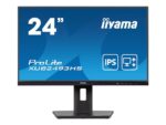 Iiyama ProLite XUB2493HS  24" Zwart (FHD. Hoogte verstelbaar. Speakers) DisplayPort. HDMI