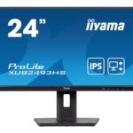 Iiyama ProLite XUB2493HS  24" Zwart (FHD. Hoogte verstelbaar. Speakers) DisplayPort. HDMI