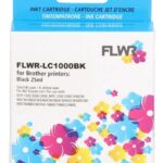 FLWR Brother LC-970BK / LC-1000BK zwart