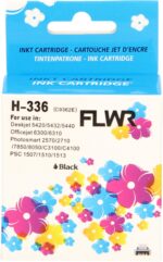 FLWR HP 336 Zwart (Bevat 5 ml - tot 220 pagina's met 5% bedrukt)