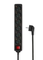 Nedis Stekkerdoos 6 voudig 1.5Mtr zwart