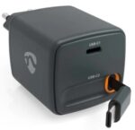 Nedis USB-C lader met retractable USB-C kabel 65Watt totaal vermogen - Afbeelding 2