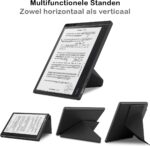 Hoes Geschikt voor Kobo Elipsa 2E - Luxe E-reader Trifold Case - Bescherm Hoesje Book Cover - Zwart - Afbeelding 2