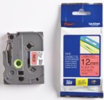 Brother TZ-431 12mm - black on red - laminated (8Mtr)