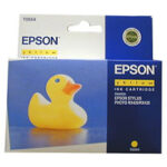 Epson T0554 Geel (Bevat 8ml - tot 290 pagina's met 5% bedrukt)