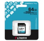 Kingston Secure Digital Card 64GB  SDXC  Klasse10 U3 V30 Canvas Go! Plus  (Leessnelheid	 200MB/s) - Afbeelding 3