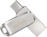 Sandisk 256GB USB stick USB-C en USB-A Ultra Dual Drive Luxe USB3.1