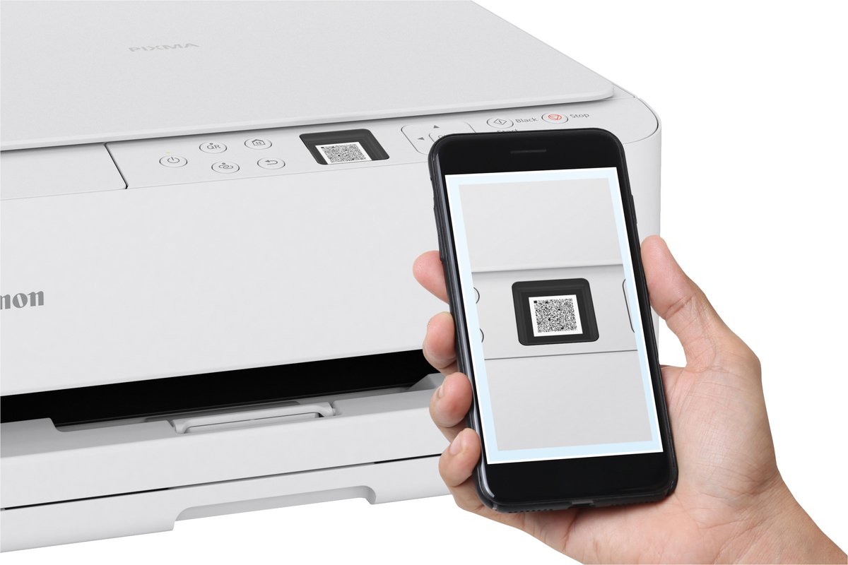 a58691 Canon PIXMA TS6550i - All-in-One Inkjetprinter - Wit - Afbeelding 1