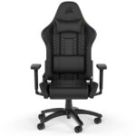 Corsair TC100 RELAXED - Leatherette (Black) (MAX 120KG)