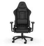 Corsair TC100 RELAXED - Leatherette (Black) (MAX 120KG)
