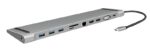 Logilink Docking 3xVideo USB-C, 100W, 4K, 11 Port