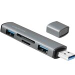 Logilink 2 Port, USB-A --> USB-A 3.2 + cardreader